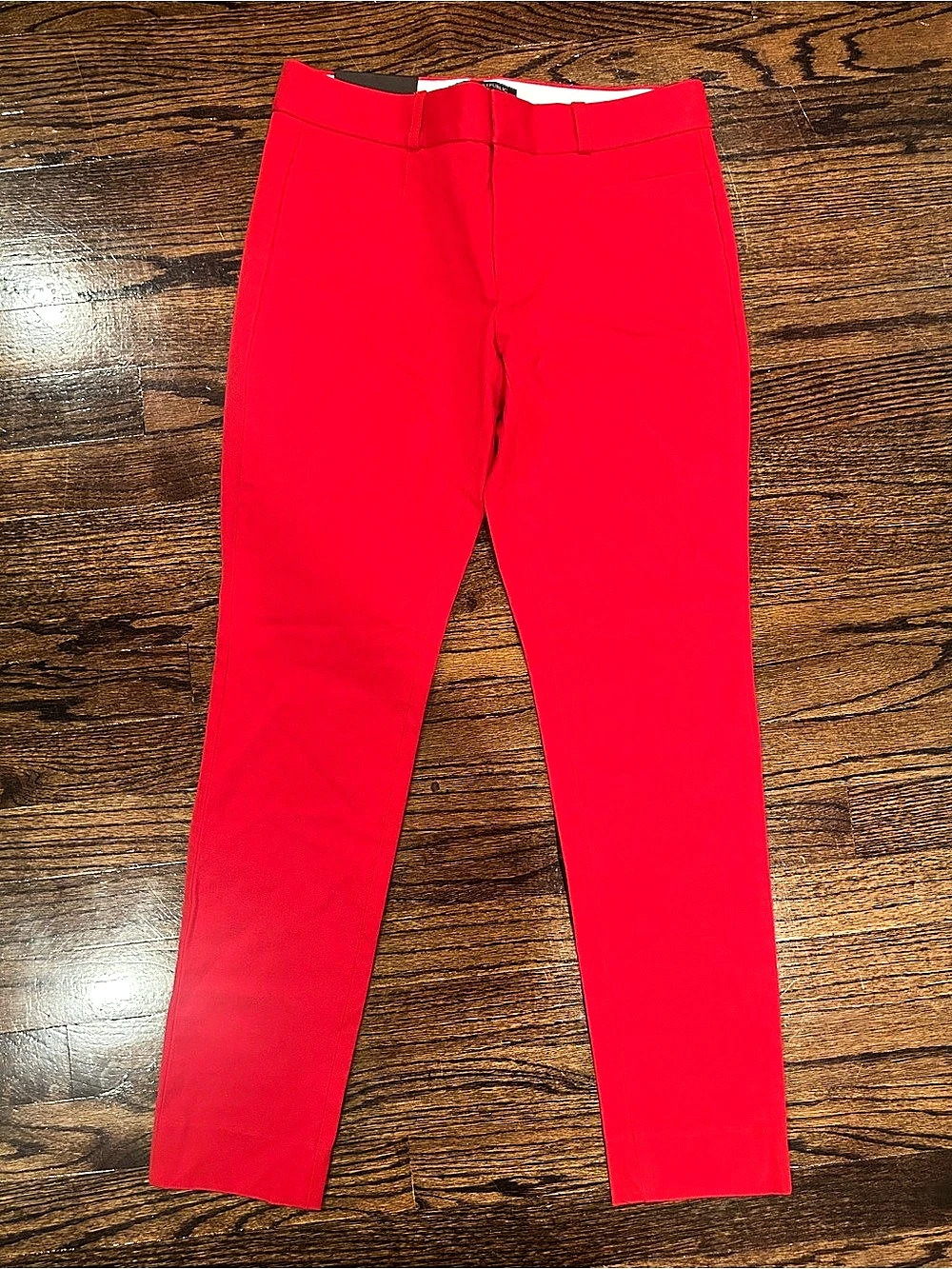 Banana Republic Sloan Ankle Pant Red Skinny Pants Size 0- NWT